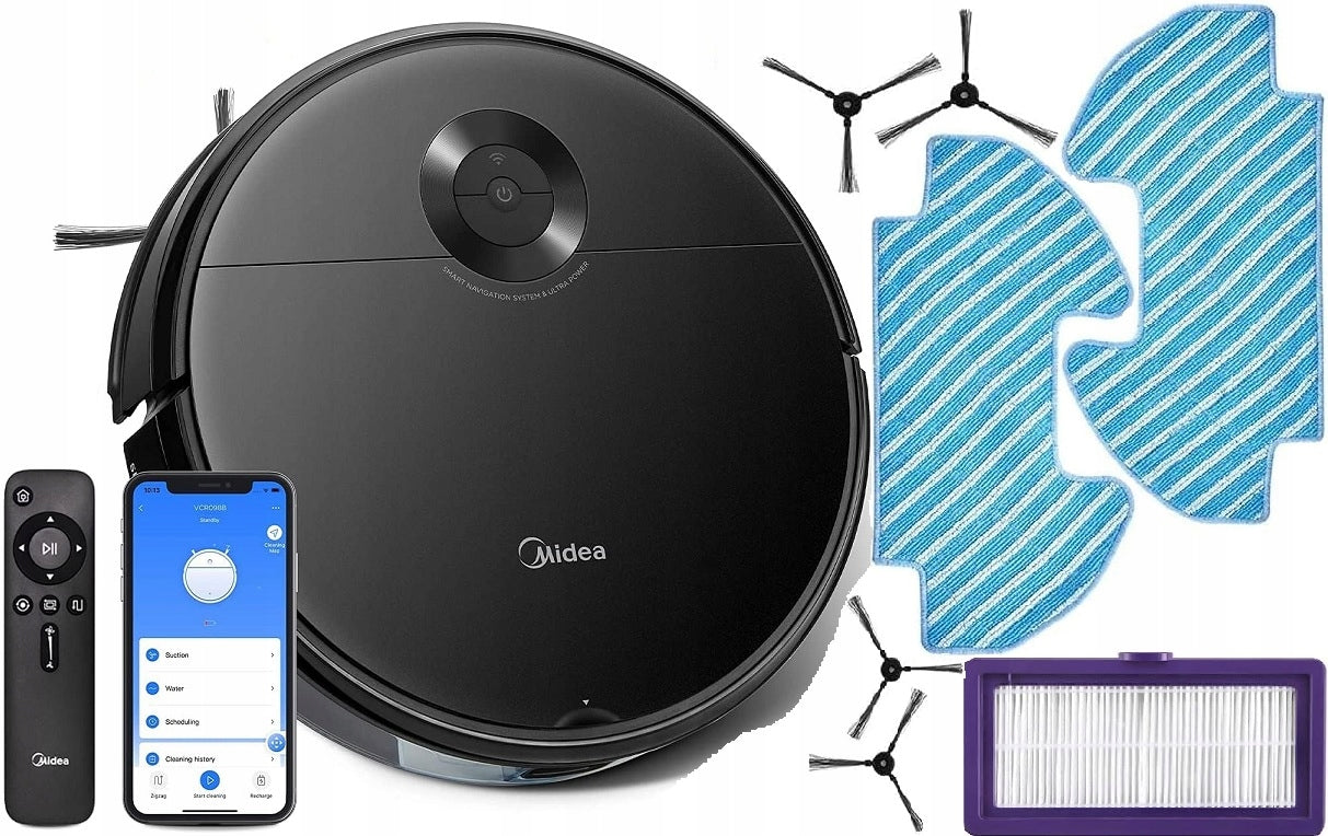 2in1 German ROBOT Cleaning + MOPPING 2in1 Wi-Fi Remote Control + APP