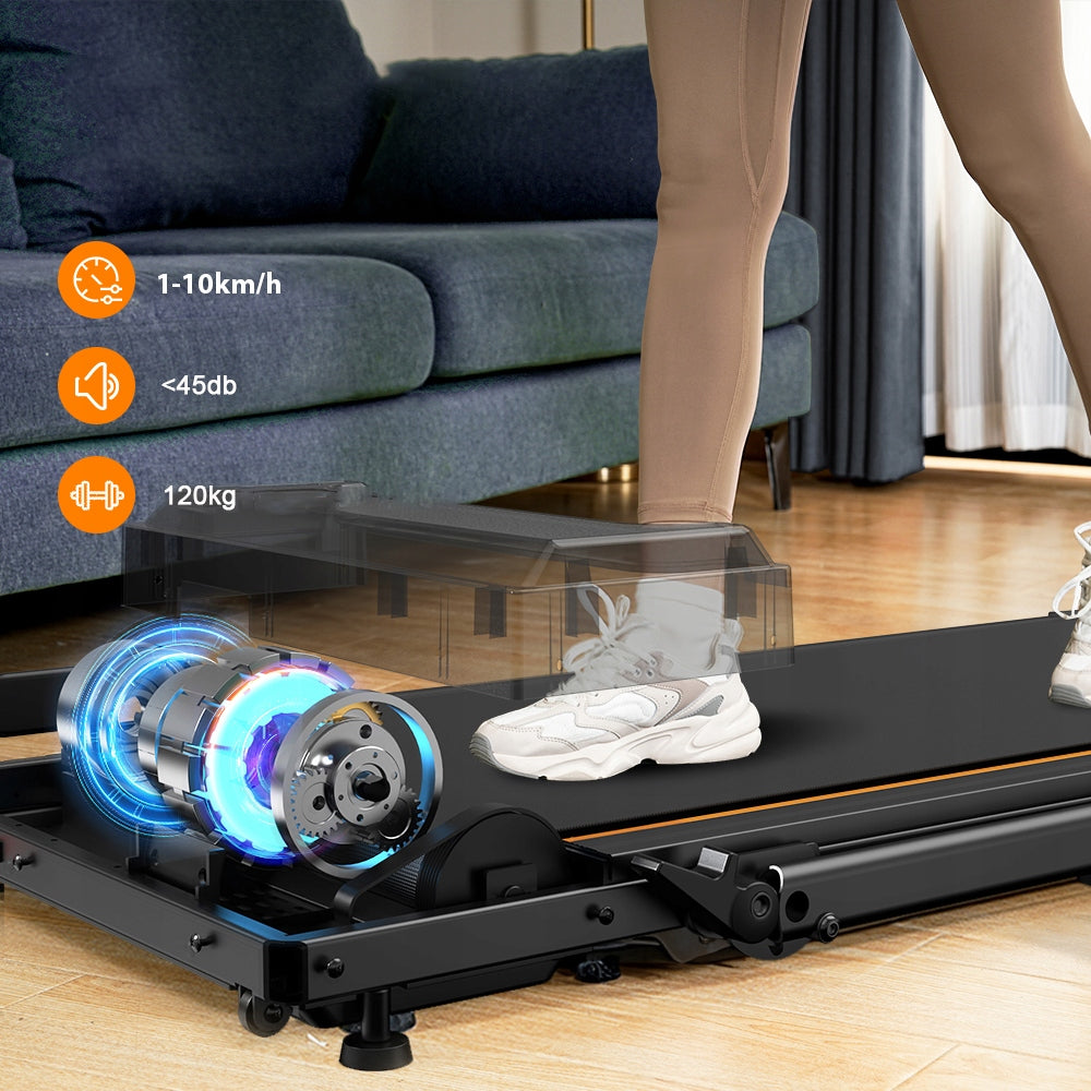 2in1 HOME ELECTRIC TREADMILL FOR HOME 1-10KM/H 0.75-2.5HP 120kg led Model other