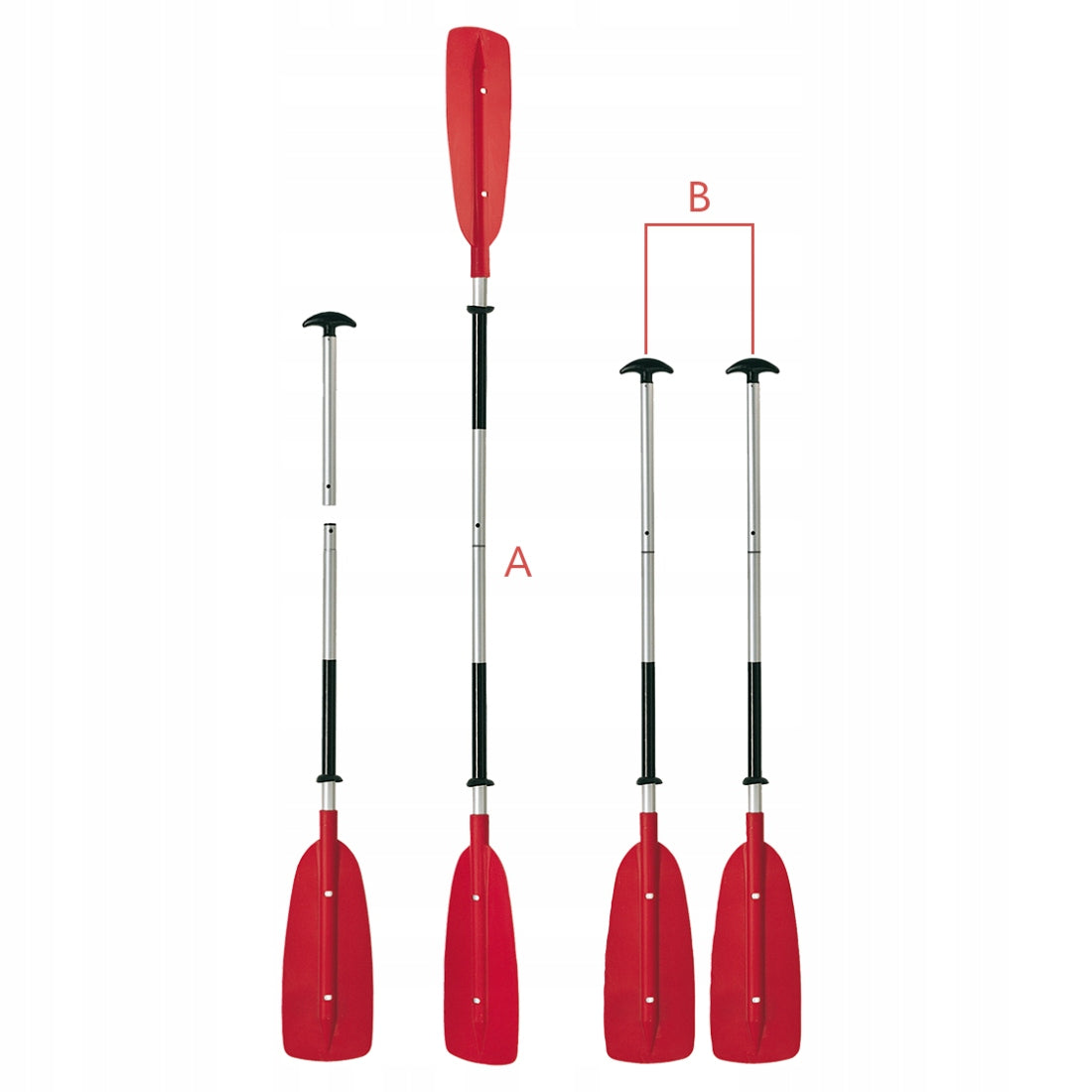 2in1 KAYAK PADDLE SCOPREGA FOR CANOE 220 cm DPR 107 PAGAJ