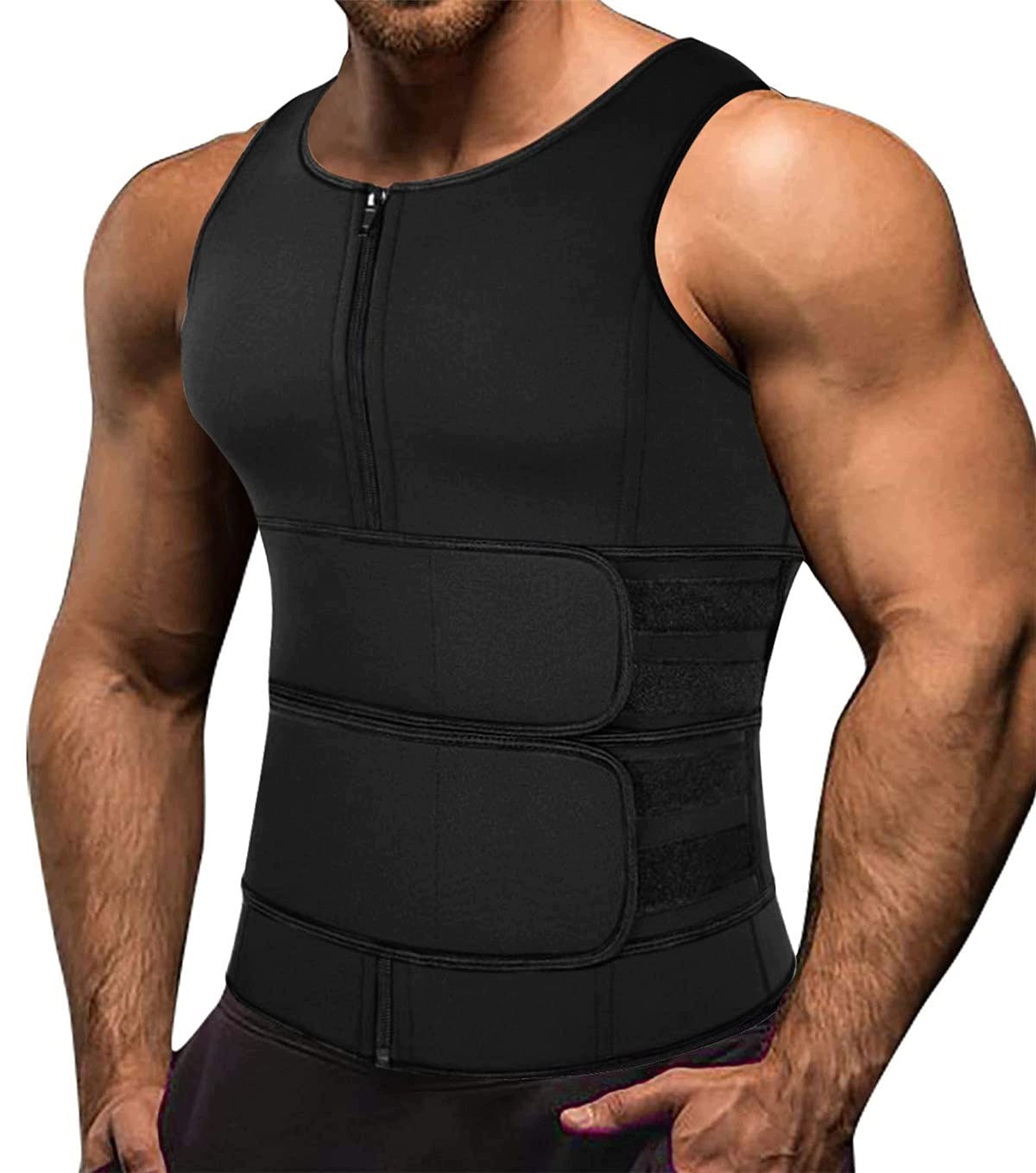 2in1 Men's Neoprene XL Belt Vest | Strong Sauna on Belly Slimming