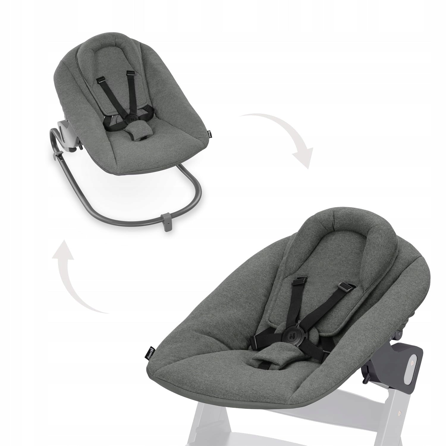 2in1 Rocker Lounger Hauck Bouncer Premium Alpha & Beta