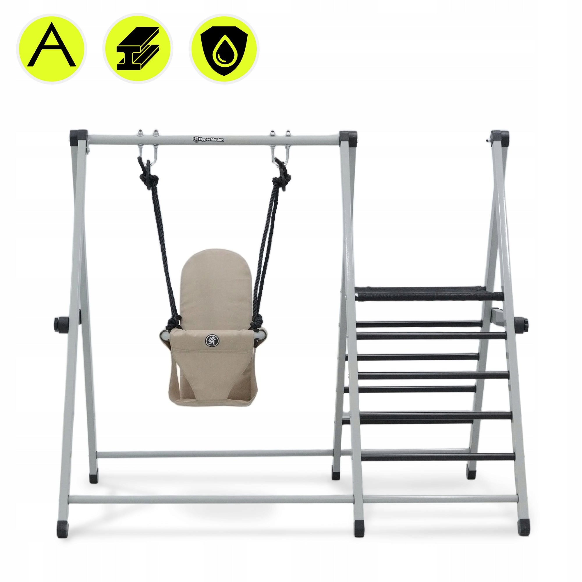 2in1 Swing for Kids HyperMotion Ladder for Garden Home Seat length 30 cm