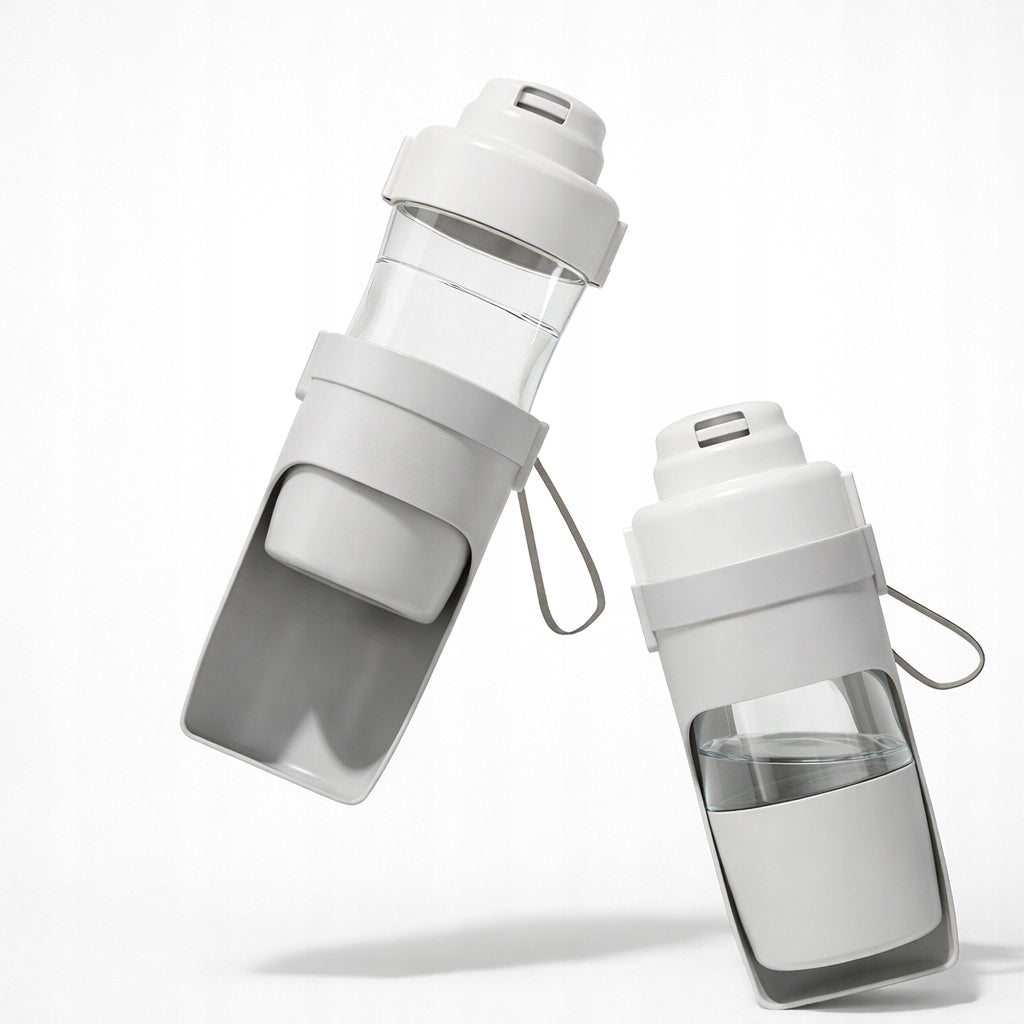 2in1 WATER AND DOG FOOD BOTTLE - FOLDING WATER BOTTLE Tourist Drinker Brand GLOBANI