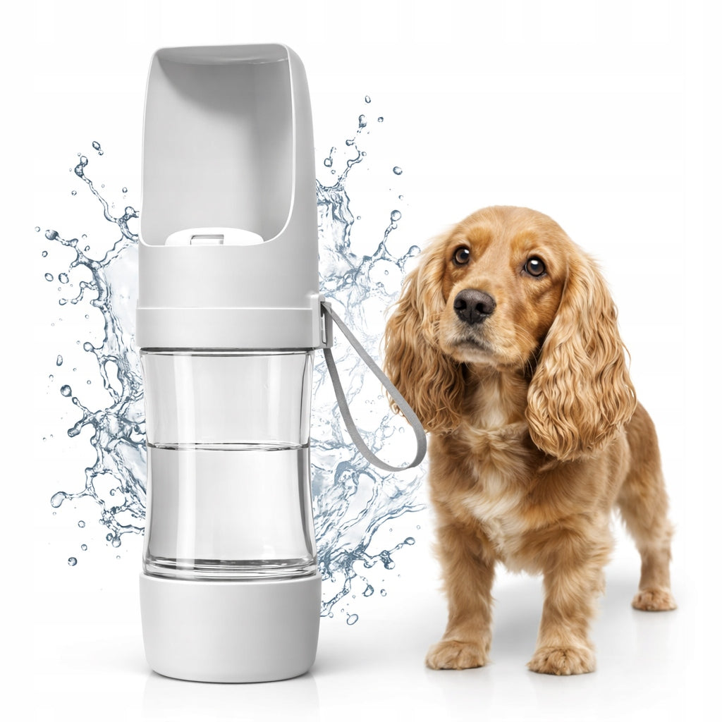 2in1 WATER AND DOG FOOD BOTTLE - FOLDING WATER BOTTLE Tourist Drinker