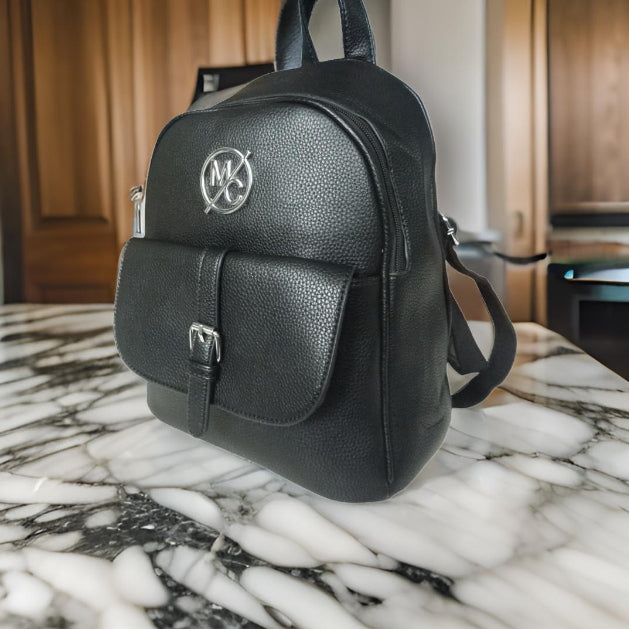 2in1 WOMEN'S BACKPACK BAG BLACK CITY POCKET QUALITY ROOMY EAN (GTIN) 5906892931864