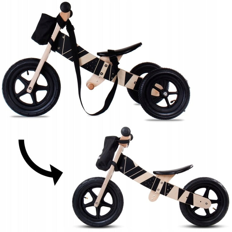 2in1 Wooden Balance Bike Twist Plus Samoa
