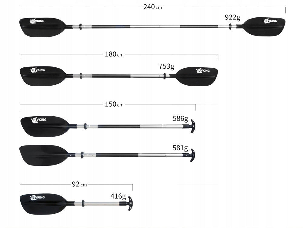 2in1 paddle for kayak canoe packraft universal folding 6-piece Manufacturer code Wiosło 2w1 kajak kanu pagaj