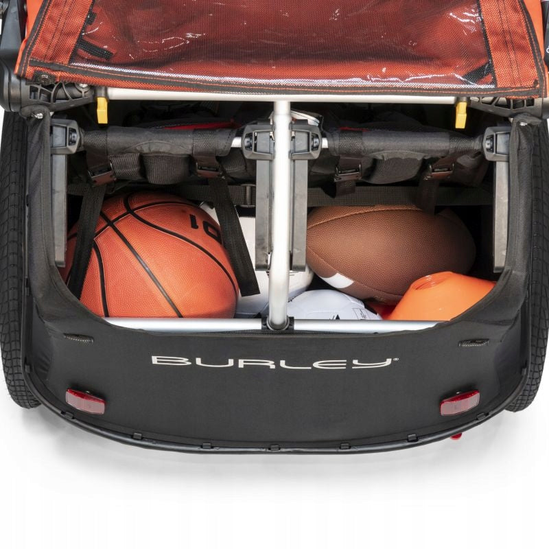 2in1Children's trailer 2 children Burley Cub X Red For for kids