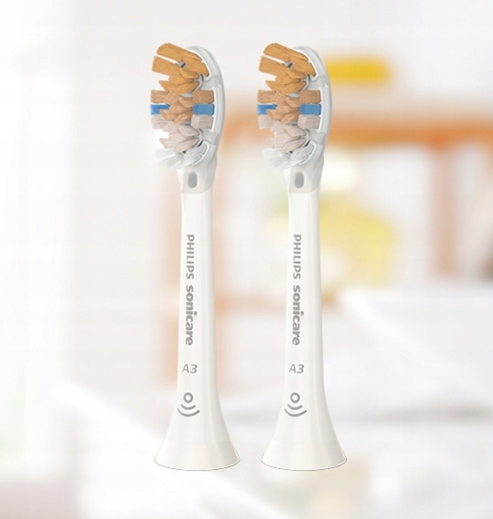 2pcs Philips Sonicare A3 Premium All-in-One Brush Tips HX9092 Packaging status original