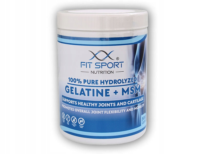 |2x| 100% Pure Hydrolyzed Gelatine + MSM 500 kapslí - Želatina + MSM Packaging status original