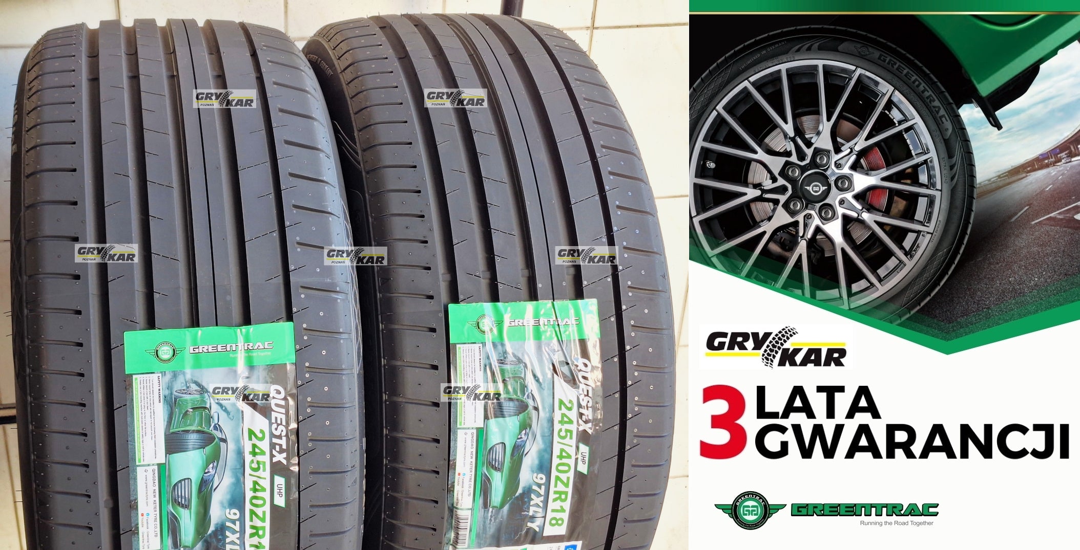 2x 245/40R18 Greentrac Quest-X grip: A 2026r 3 years of buzz.