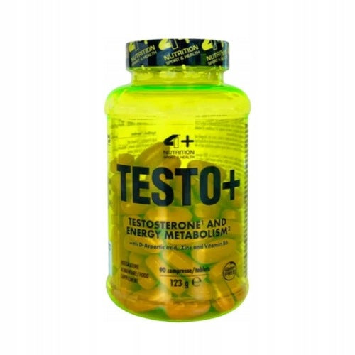 2x 4+ NUTRITION Testo+ 90tabs Booster Testosterone Strength Regeneration Expiration date at least six months from the date of purchase