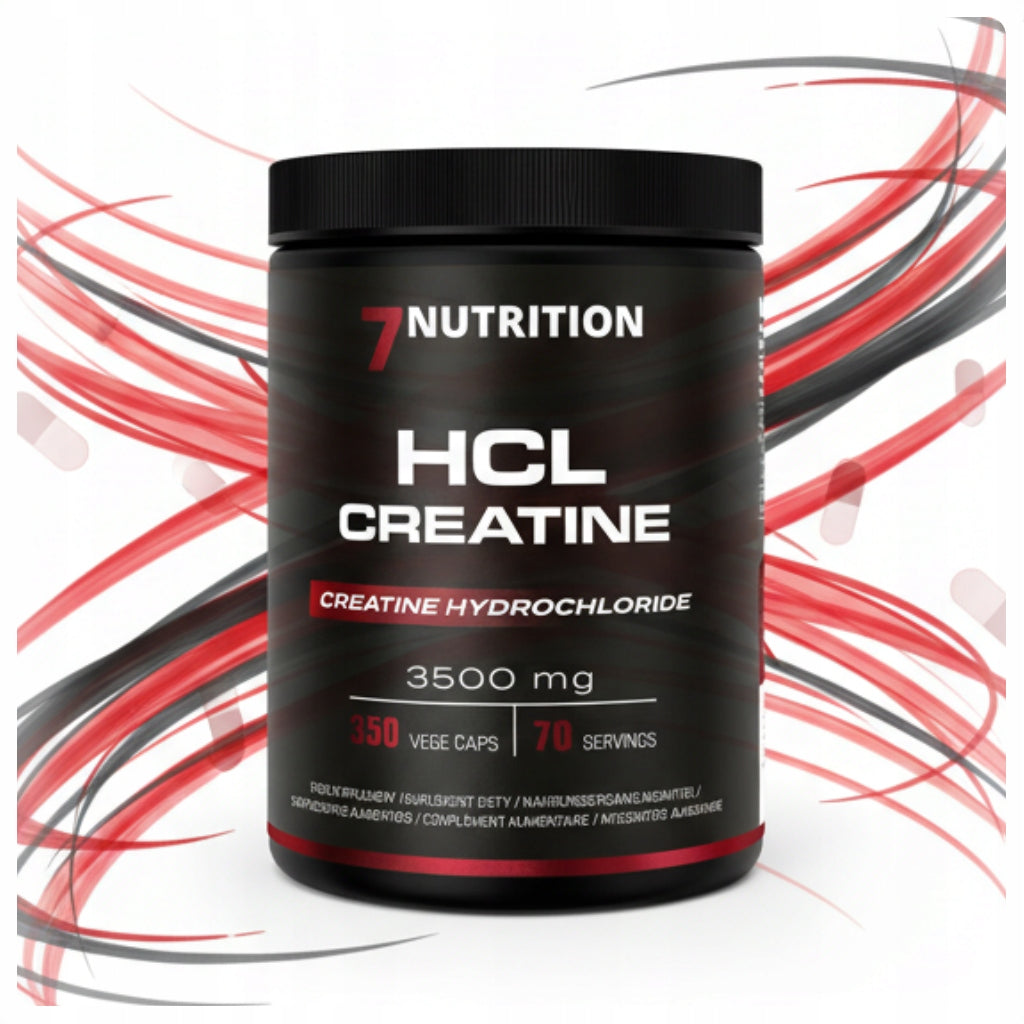 2x 7Nutrition Creatine HCL 350 Capsules Absorption Stomach Hydrochloride Packaging status original