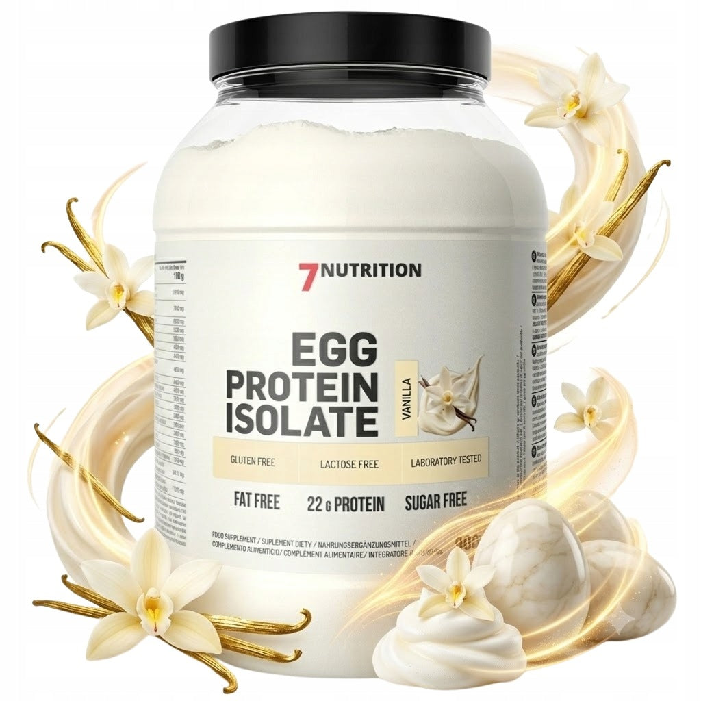 2x 7Nutrition EGG Protein 900 g Vanilla WHEY ISOLATE CHICKEN WITHOUT LACTOSE Packaging status original