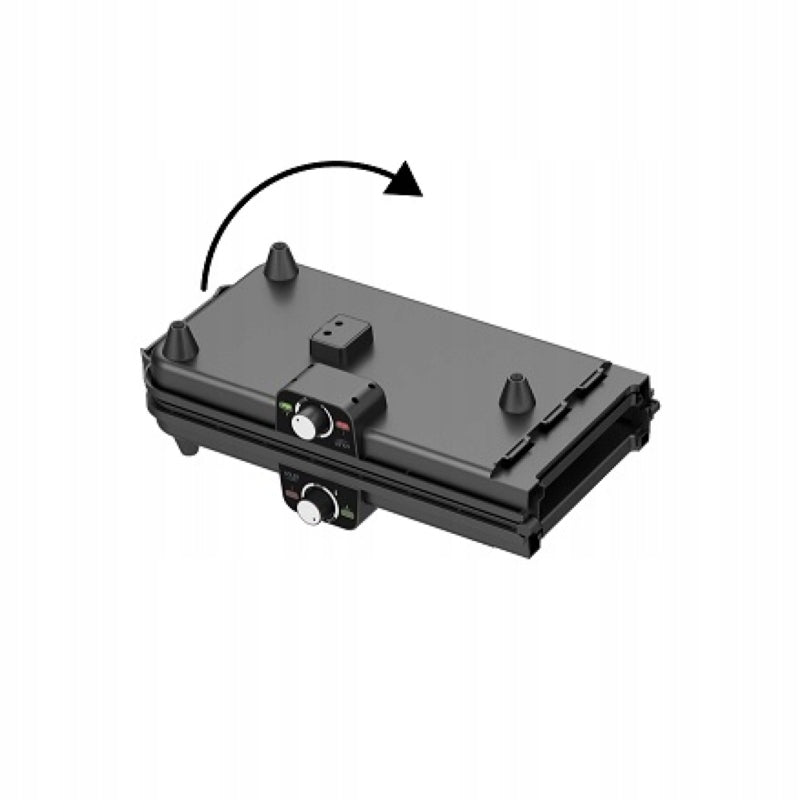 2x Adler Ad 6617 3000 W Double Grill Plate Black Electric Grill Model AD 6617