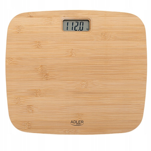 2x Adler | Bamboo bathroom scale | AD 8173 | Maximum weight (lift) 1 Brand ADLER