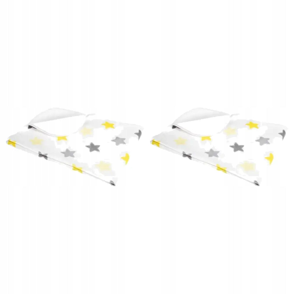 2x Akuku Frotte foundation with oilcloth with stars 70 × 50 cm, 1 piece
