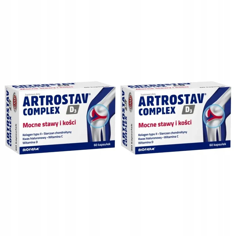 2x Artrostav Complex D3, 60 capsules