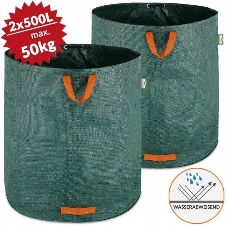 2x BASKET GARDEN BAG ON GRASS LEAVES WITH HANDLES Brand no brand