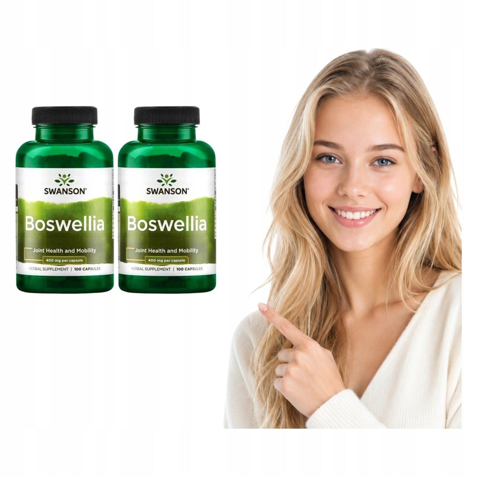 2x BOSWELLIA CAPSULES SWANSON 400 mg Resin Boswellia Serrata 200 pcs.