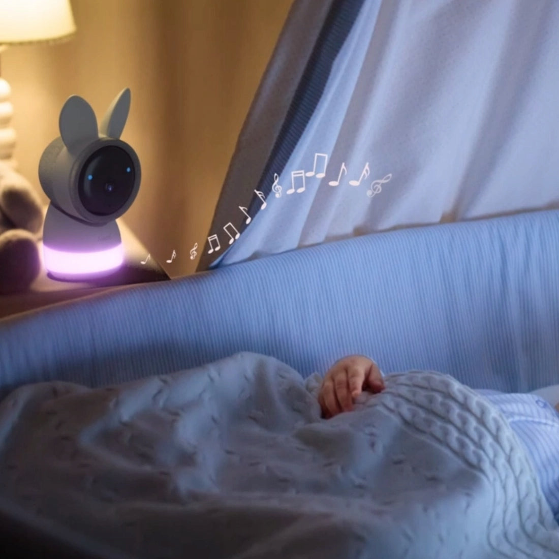 2x Baby Monitor Wi-Fi 2K Set Crib Camera Arenti AInanny Kind electronic nanny