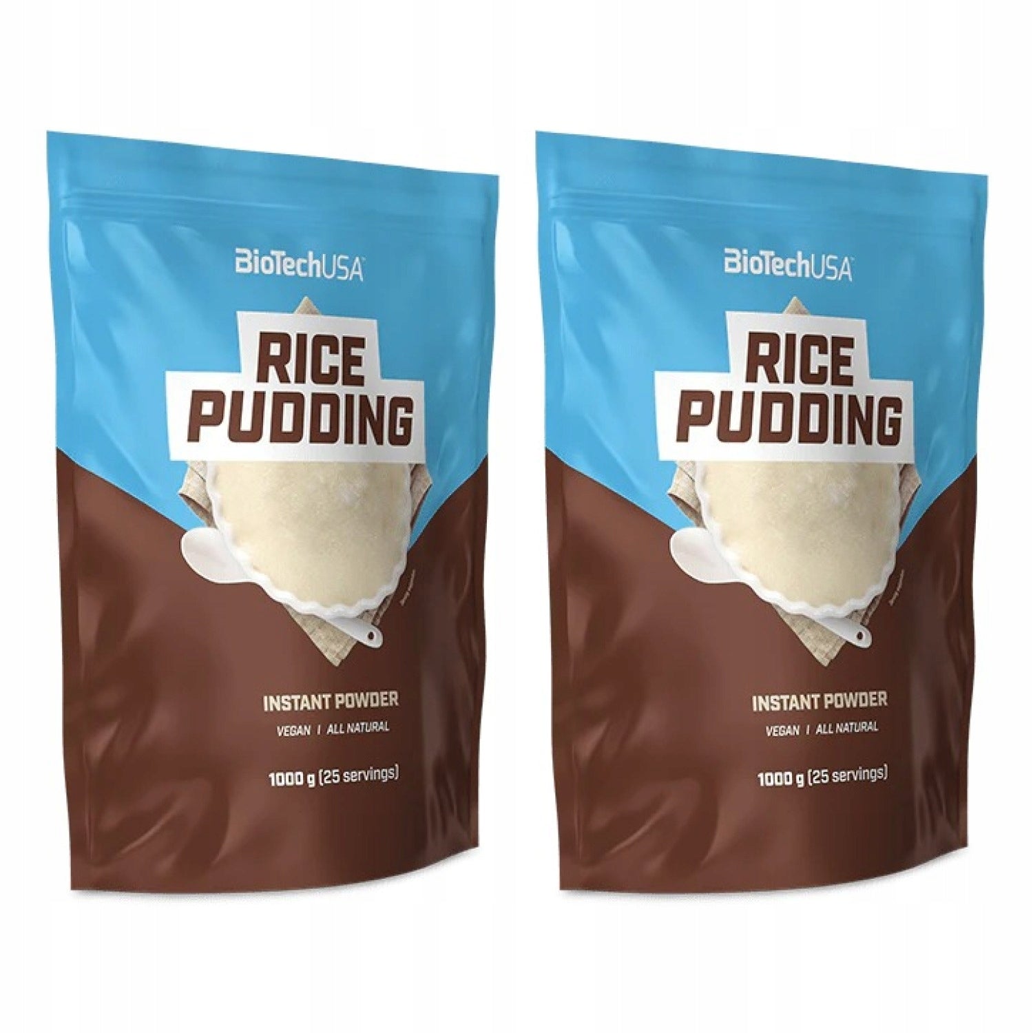 2x BioTech USA Rice Pudding 1000g