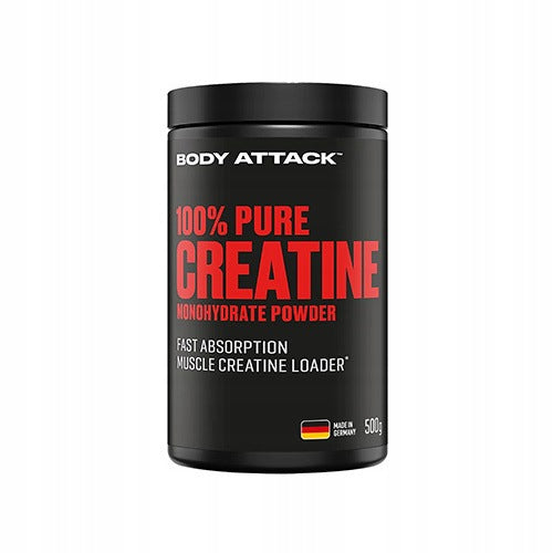 2x Body Attack 100% Pure Creatine 500g MONOHYDRATE Expiration date at least six months from the date of purchase