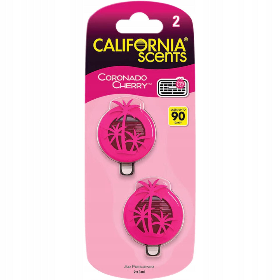 2x CALIFORNIA Mini Membrane Coronado Cherry Scent