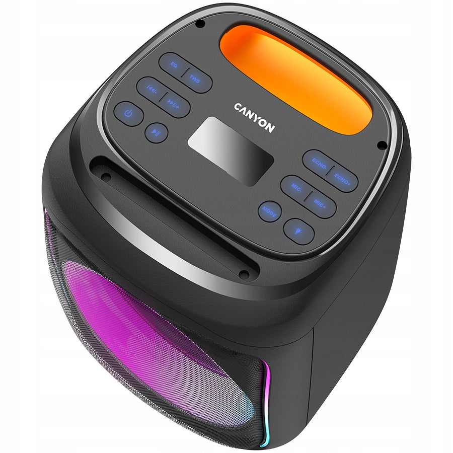 2x CANYON Bluetooth Speaker OnFun 5 Partybox 40W RGB Black Brand Canyon
