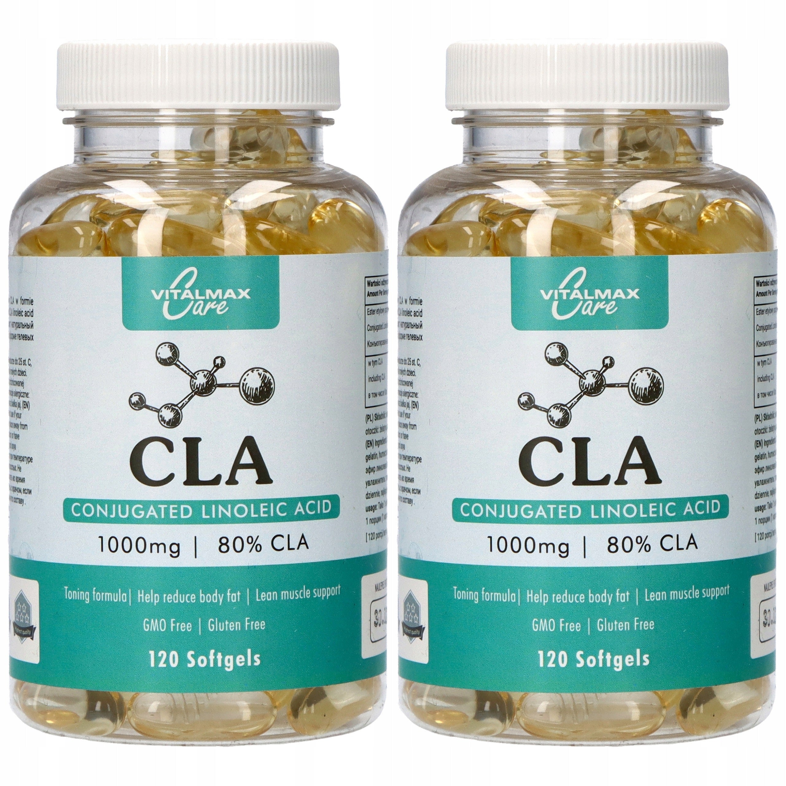 2x CLA Fat Reduction Weight Loss Metabolism Calorie Burning Vitalmax