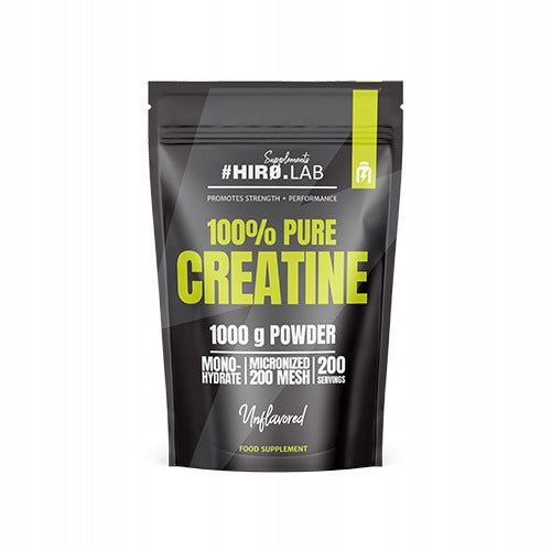 2x CREATINE 100% Pure Creatine MONOHYDRATE 500g POWDER 1000 g without taste HIRO Expiration date at least six months from the date of purchase