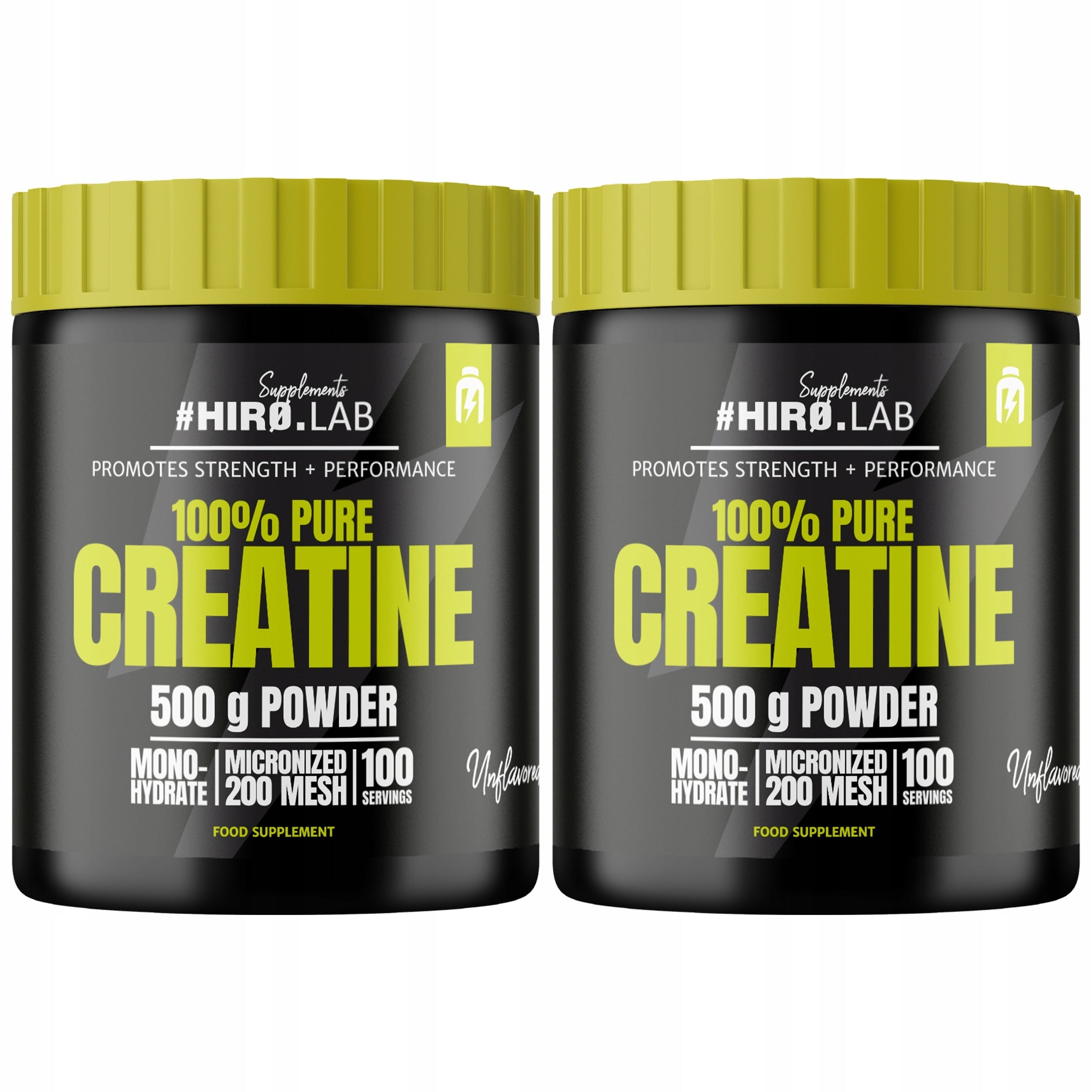 2x CREATINE MONOHYDRATE CREATINE STRENGTH 500g MASS MONO MONOHYDRATE POWDER HIRO