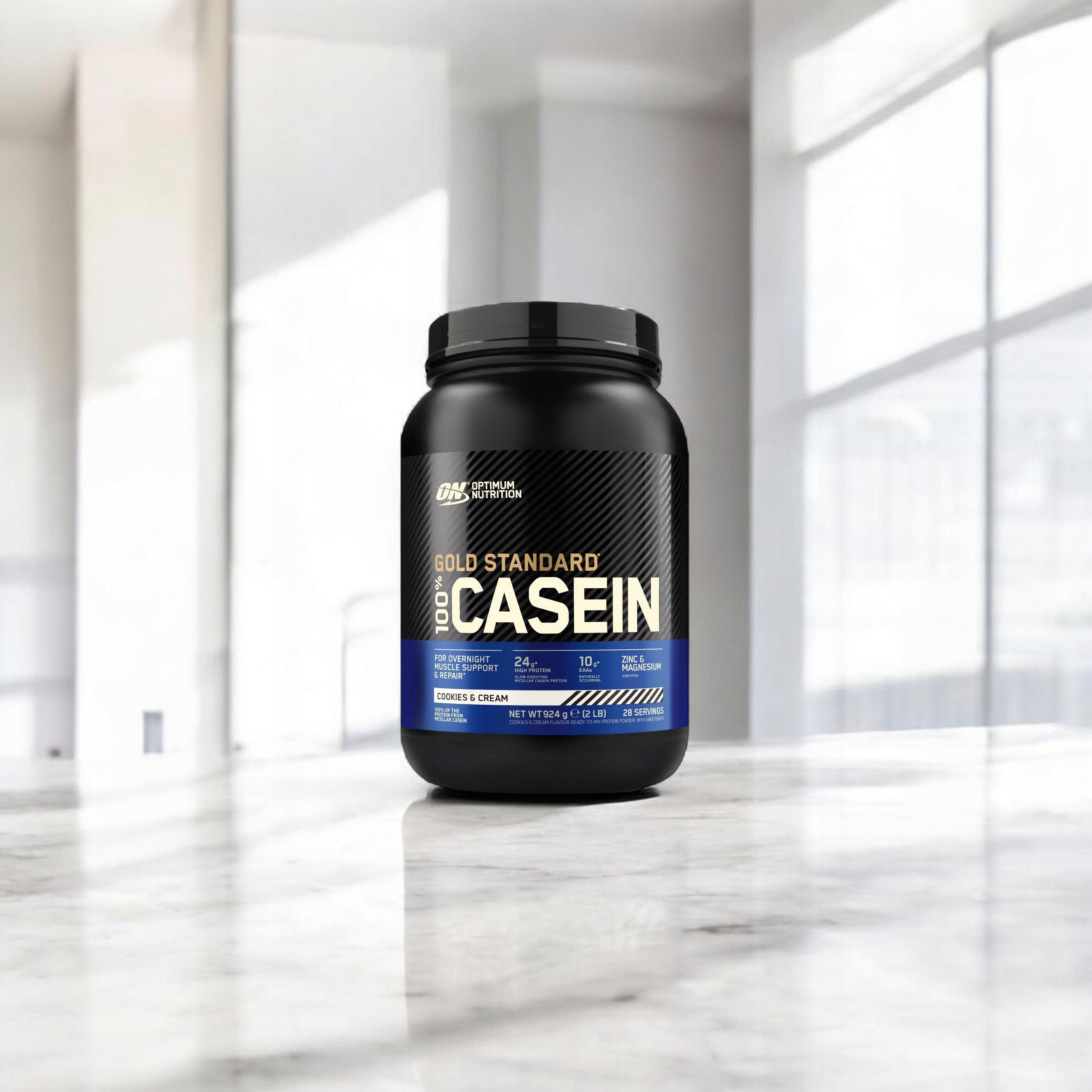 2x Casein OPTIMUM NUTRITION Casein Gold Standard 924g Cookies Cream Night Brand Optimum Nutrition
