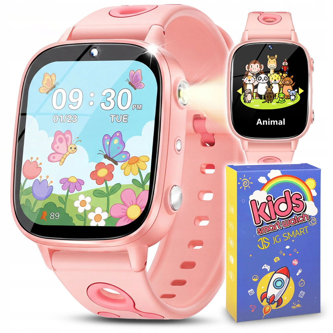 2x Children's Smartwatch Jg Smart Kid 03 Watch Rozowy