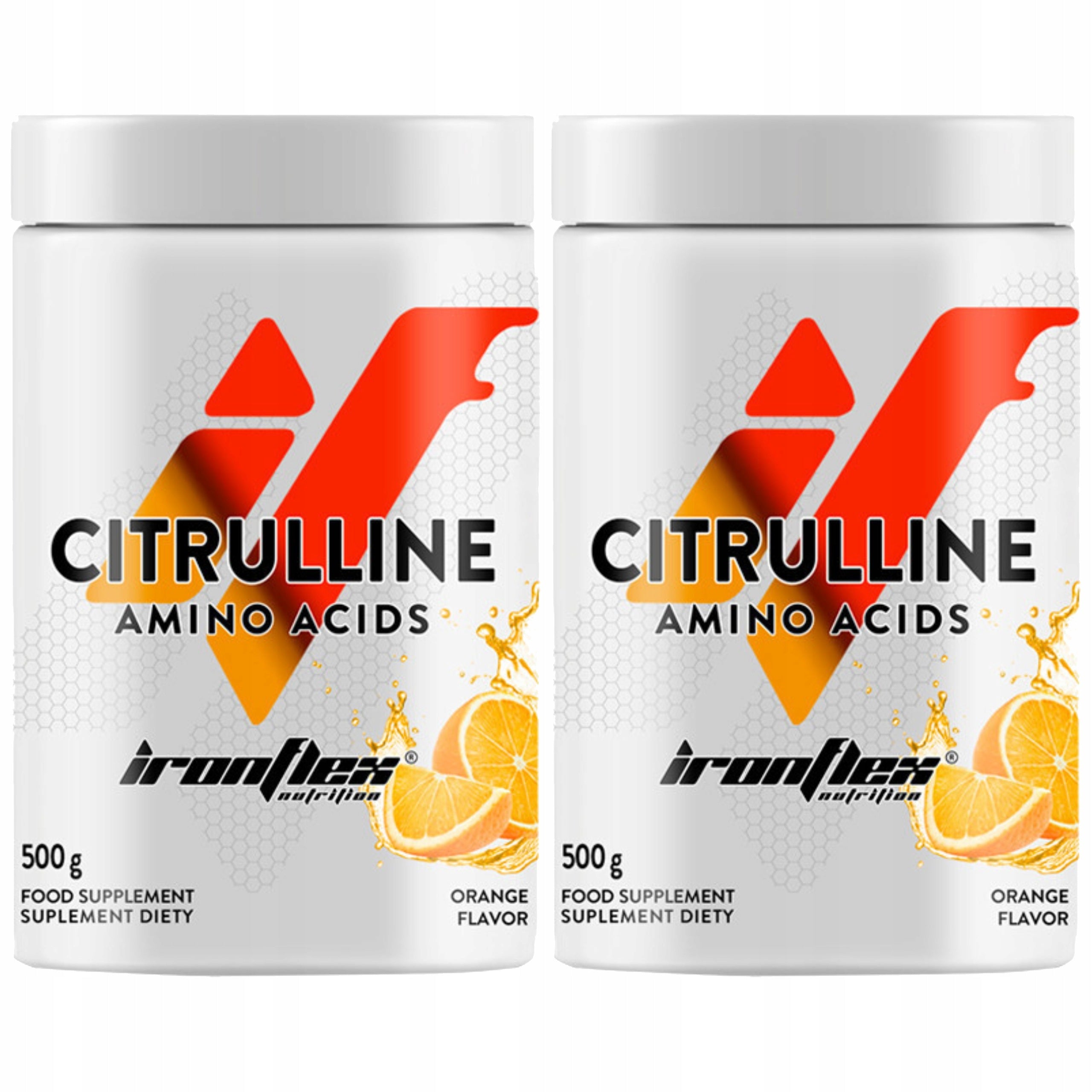 2x Citrulline Malate 500 g Citrulline Malate Pre-workout Pump IRONFL