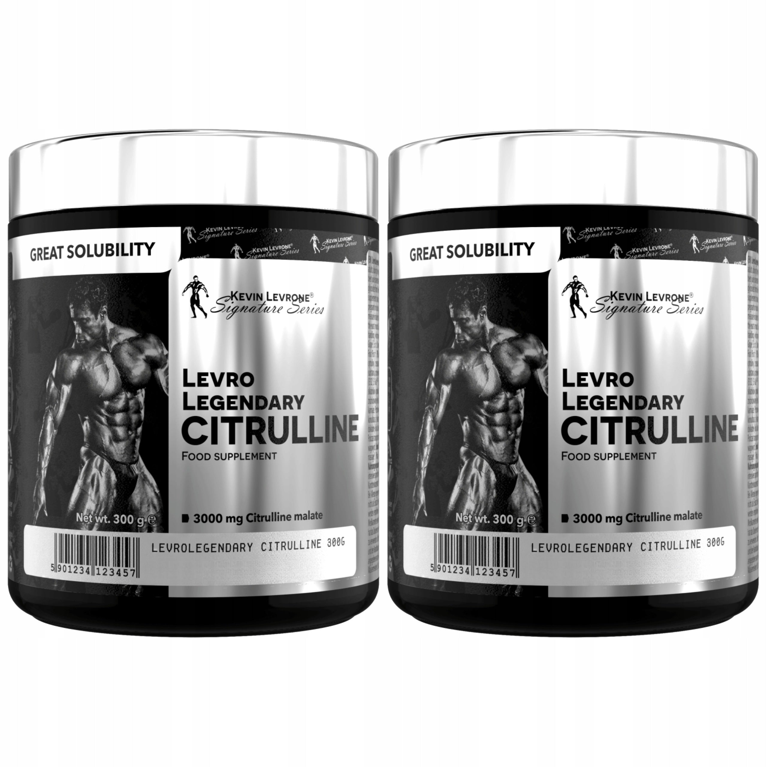 2x Citrulline Malate Legendary 300g Performance Muscle Training Kevin Levron