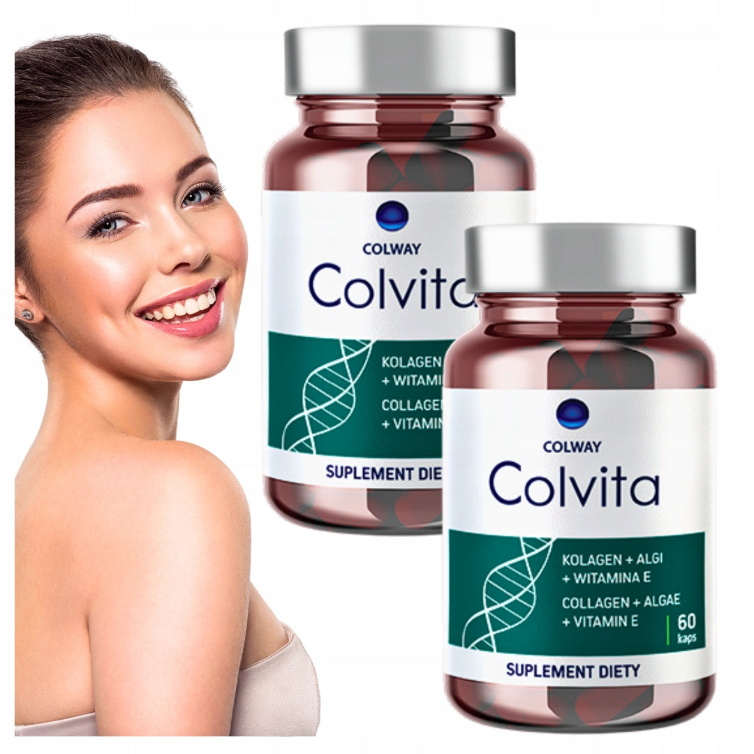 2x Colvita Colway collagen 60 pcs. - strong hair and nails Brand Colway