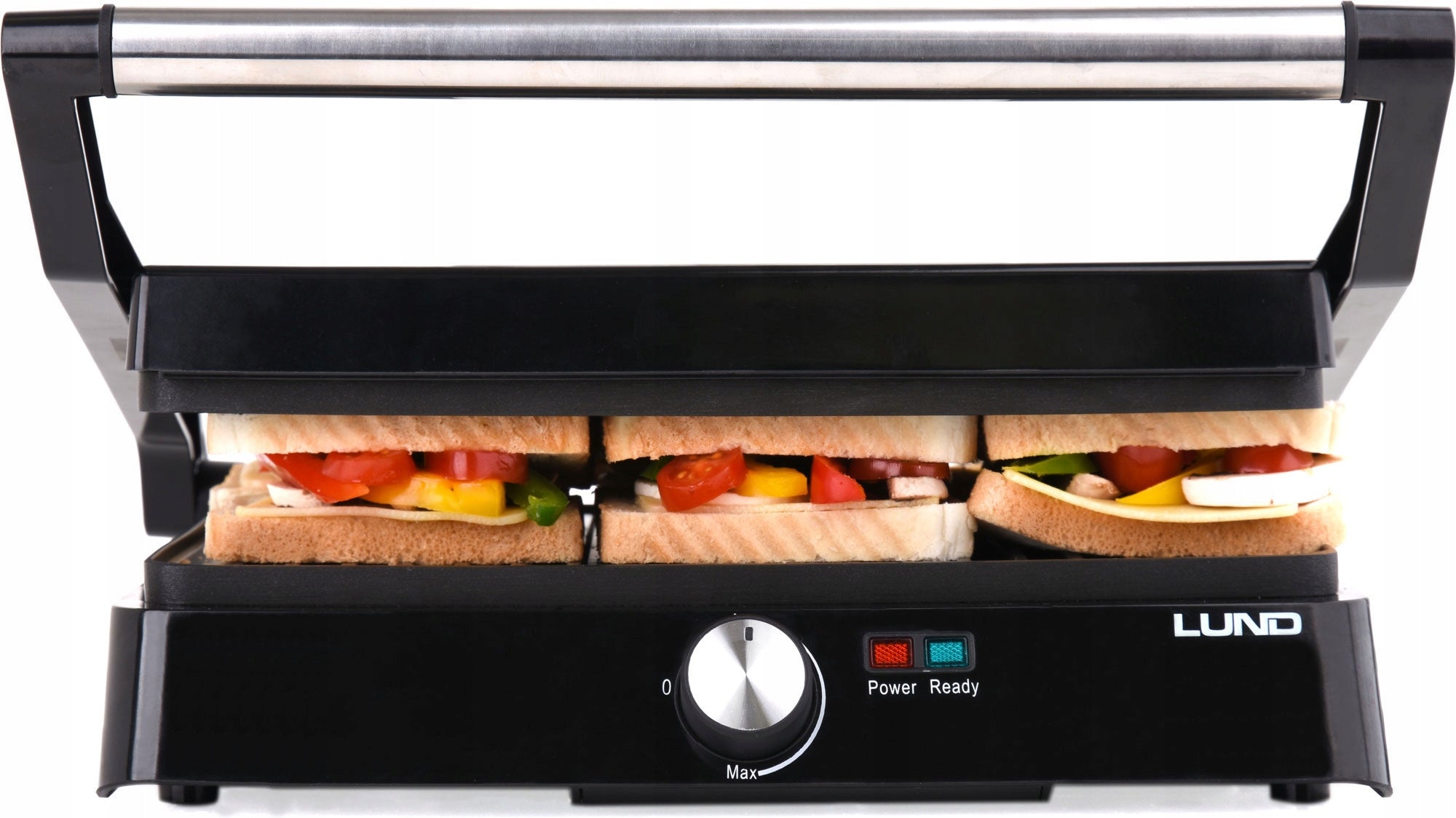 2x Contact Electric Grill Lund 67451 Black 2200 W Model 67451