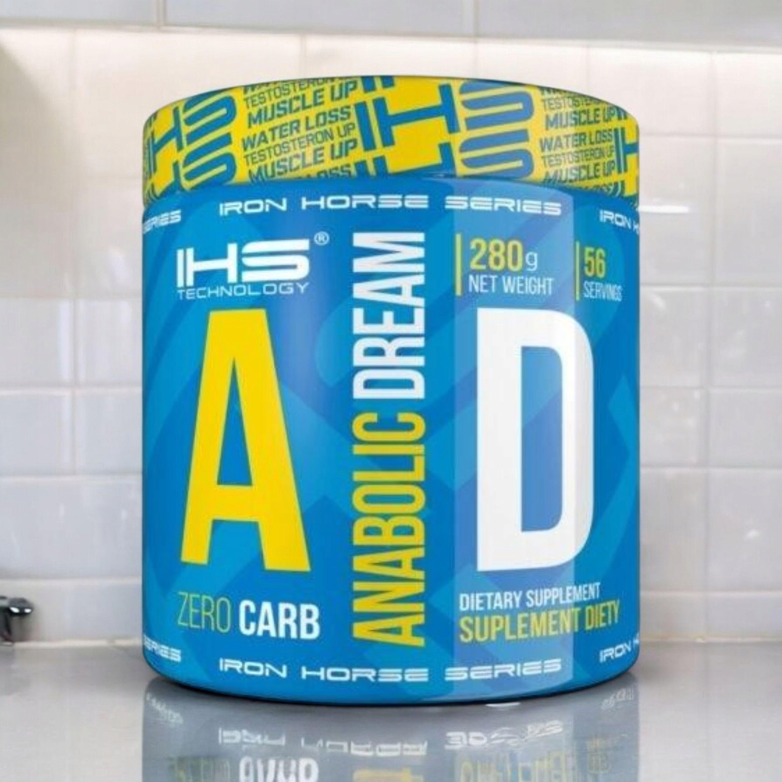 2x Creatine Anabolic Dream 280g Schizandrol Strength Mass Regeneration Lemon I Brand IHS Iron Horse
