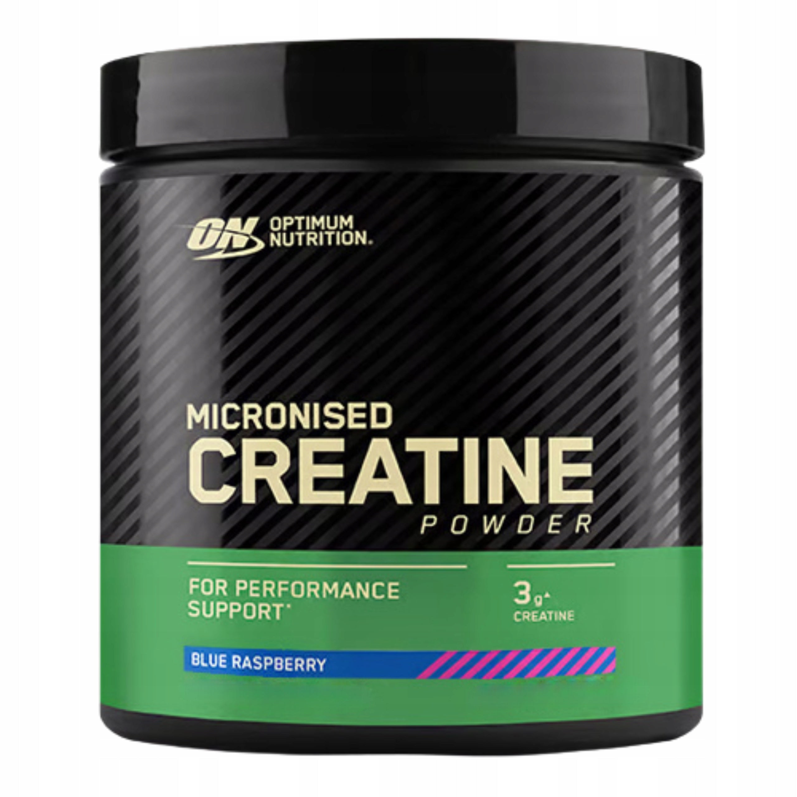 2x Creatine OPTIMUM NUTRITION 317g Monohydrate Blueberry Strength Weight 70 Servings Brand Optimum Nutrition