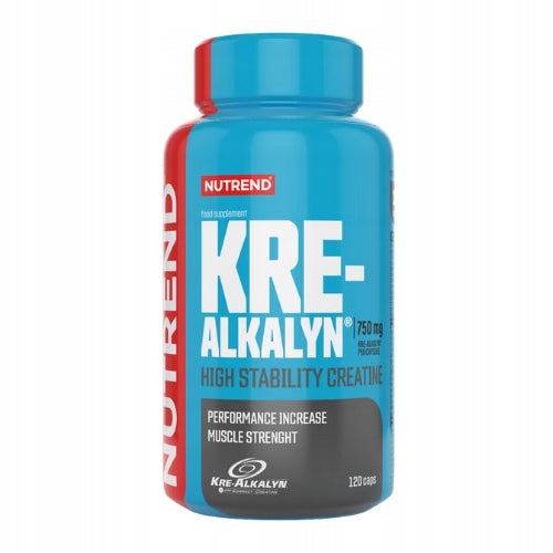 2x Creatine buffered Kre-Alkalyn 120 capsules strength mass NUTREND Expiration date at least six months from the date of purchase