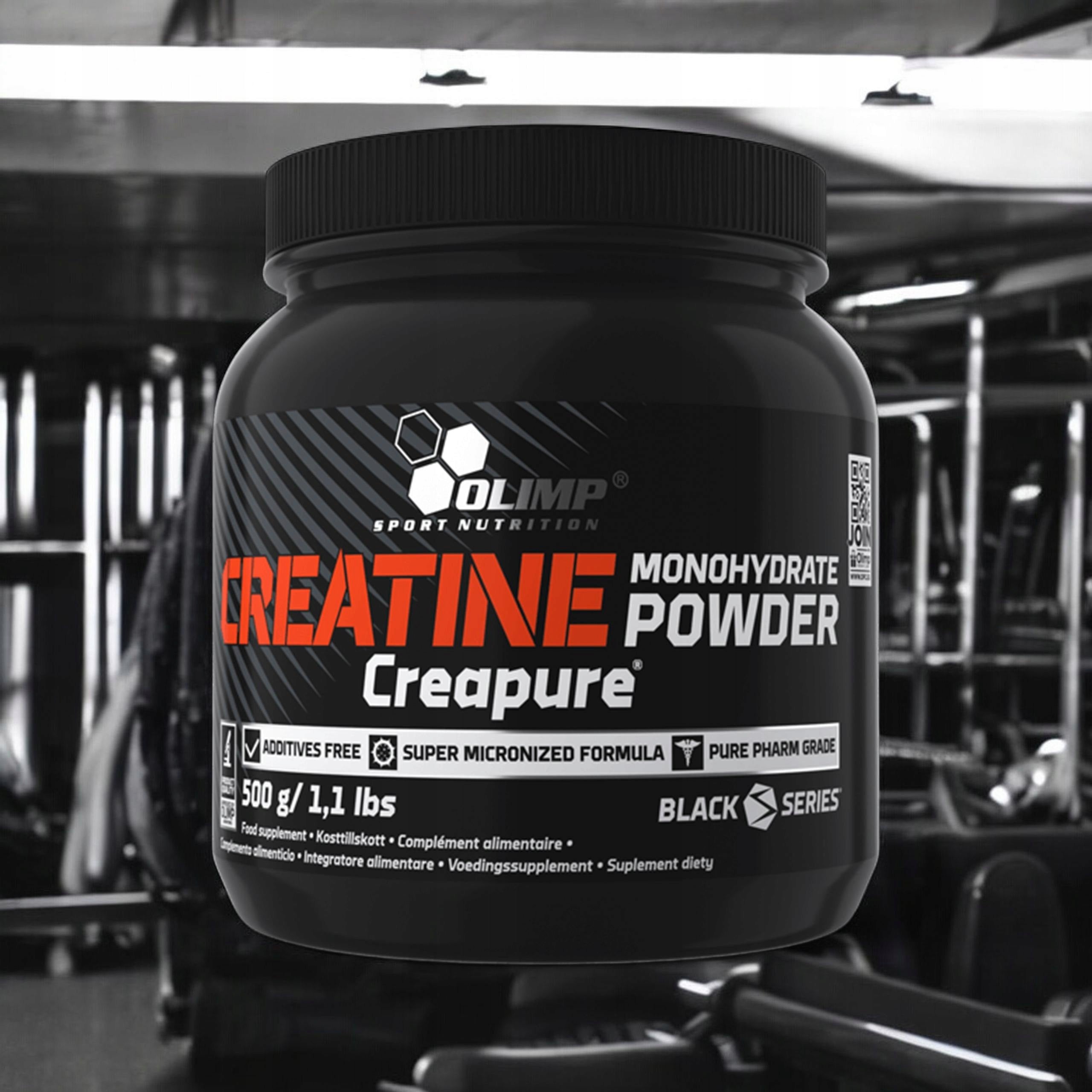 2x Creatine monohydrate Creapure strength muscle mass 500g OLIMP Brand Olimp