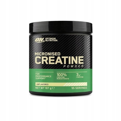 2x Creatine pure monohydrate 100% micronized 187g Optimum Nutrition Expiration date at least six months from the date of purchase