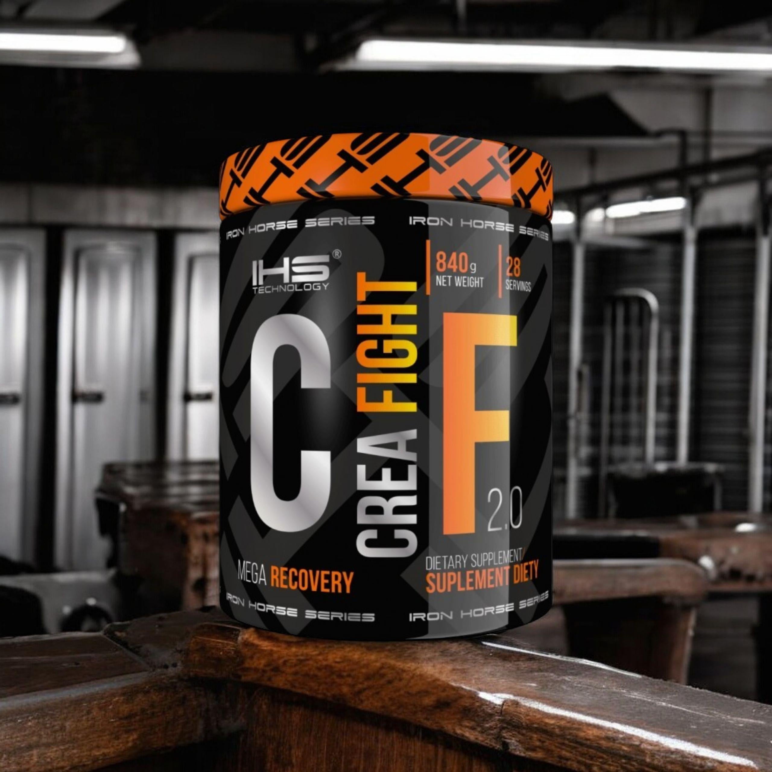 2x Creatine regeneration strength mass protein amino acids magnesium IRON HORSE Brand IHS Iron Horse