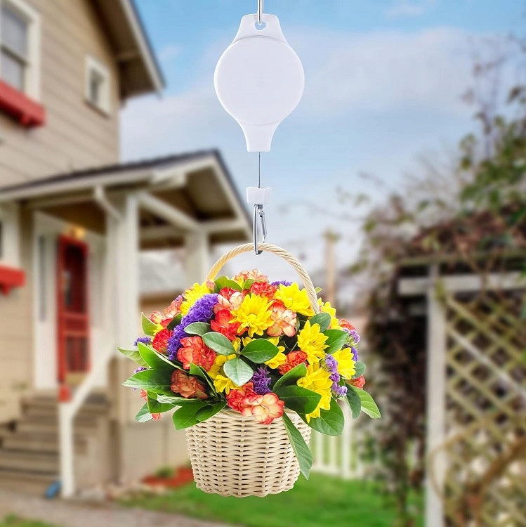 2x DECORATIVE HANGER FLOWER HOOK LANTERN FOR BALCONY TERRACE ADJUSTABLE EAN (GTIN) 5905723008973