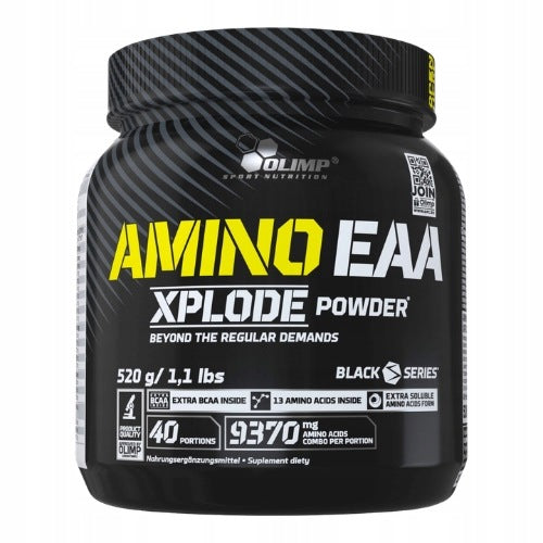 2x EAA amino acids + BCAA Regeneration Strength Muscle mass OLIMP 520g Expiration date at least six months from the date of purchase