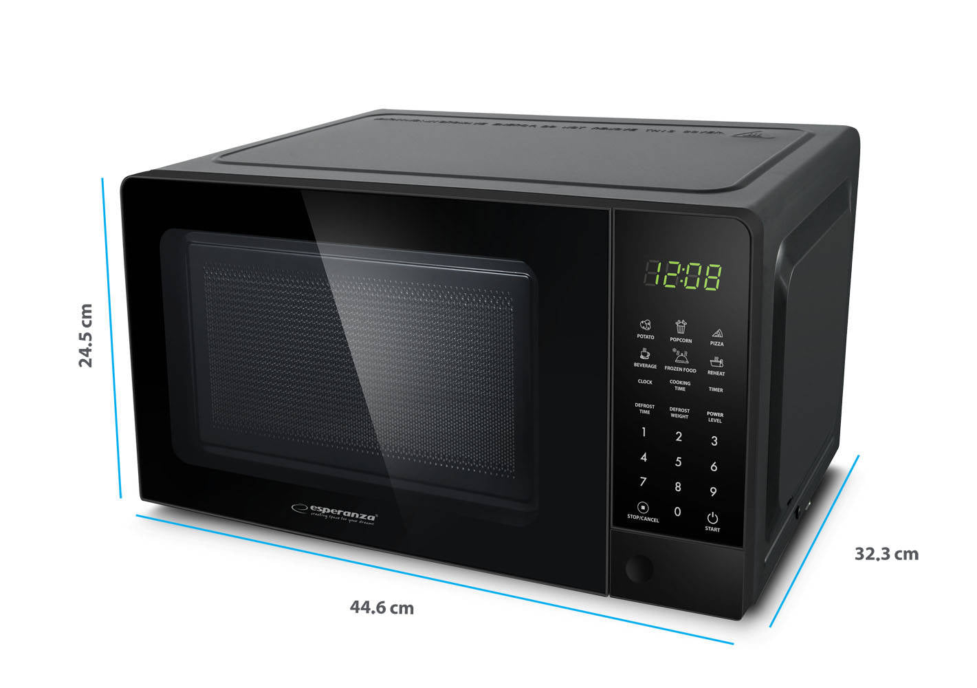 2x ESPERANZA MICROWAVE OVEN HORNEADO EKO009 Model Horneado