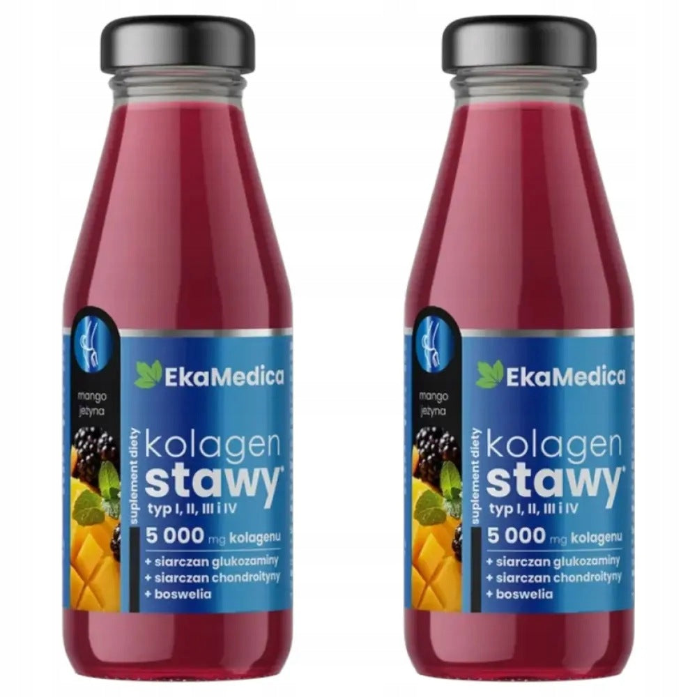 2x EkaMedica Collagen Joints, functional smoothie, 250 ml