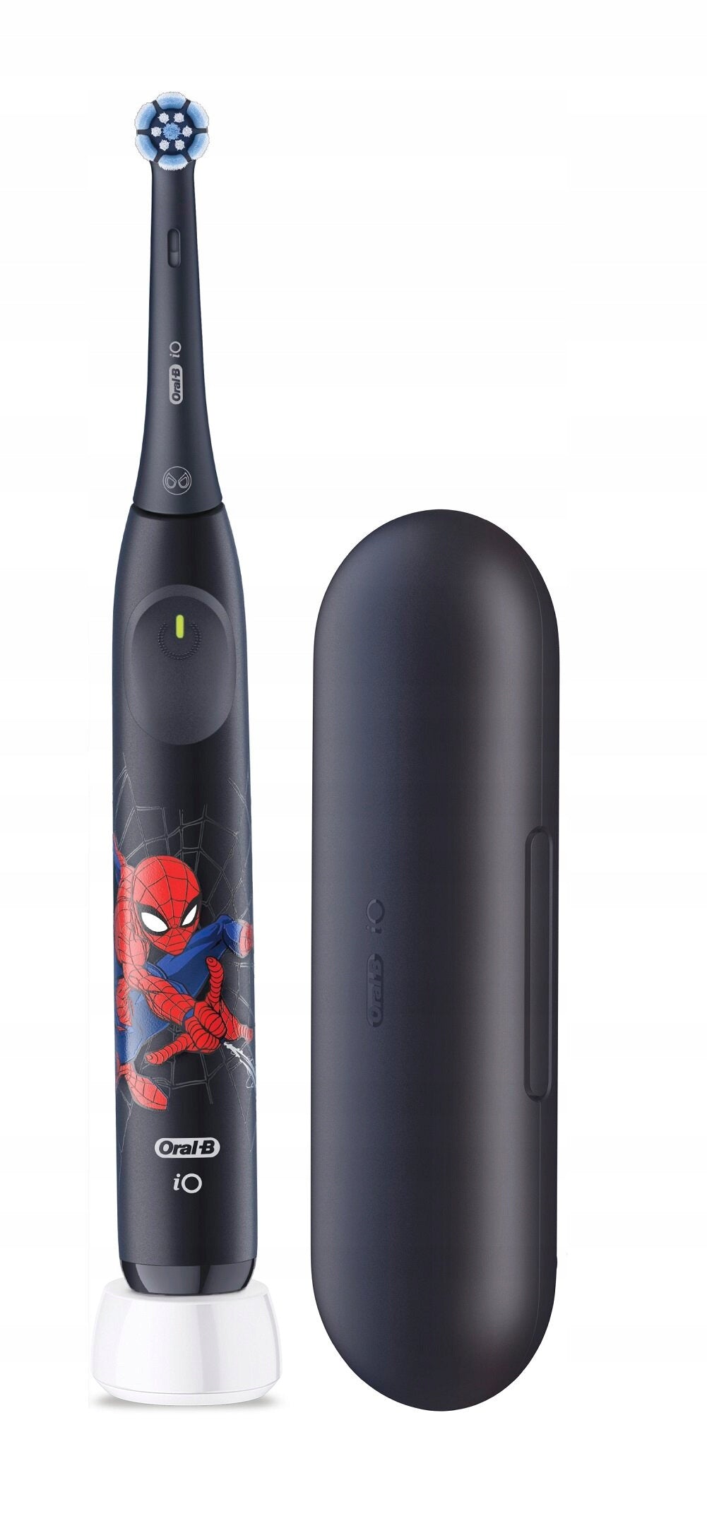 2x Electric Toothbrush for Children with Oral B Io Kids Marvel Spiderm Case Brand Oral-B