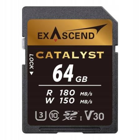 2x ExAscend 64GB SDXC Catalyst UHS-I V30 SD Card